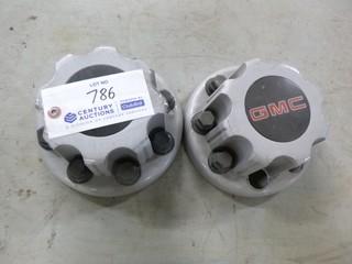 (2) Hub Covers To Fit GMC