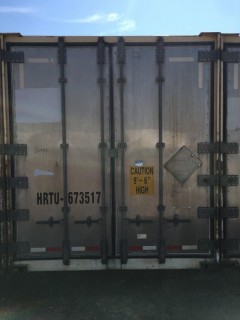 53' Storage Container # HRTU 673517.
