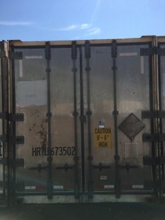 53' Storage Container # HRTU 673502.