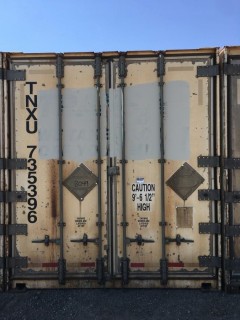 53' Storage Container # TNXU 735396 c/w Heater.