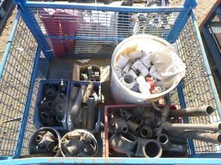 Qty of Plastic and Steel Fittings and Valves *NOTE: Crate Not Included* (WR4-25)