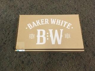Quantity of Baker White Vape Juices, Menthol Tobacco 50mg.