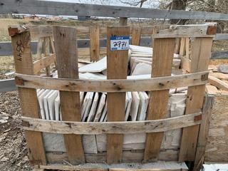 Quantity of 8" x 16" Decorative Tile.