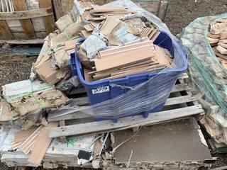 Quantity of 11" x 3" Tile, 23 1/2 x 23 1/2" Tile.