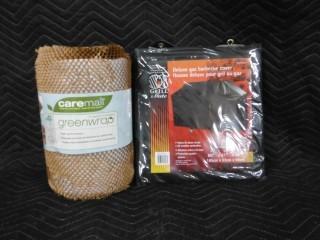 Backwoods Sausage Kit, Caremail Green Wrap, Deluxe Gas BBQ Cover & Assorted Household Items