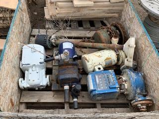 Quantity of Sump Pumps, Gas Meter and Chain Fall.