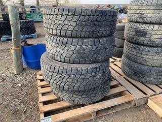 Quantity of (4) LT275/70R18 Tires.