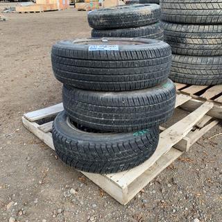 Quantity of (3) 185/70R14 Tires w/ Rims.