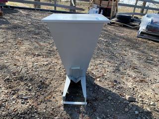 Metal Hopper Bin.
