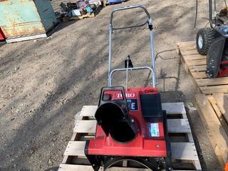 Toro CCR 2000 Gas Powered Snow Blower.