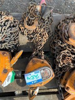 1 1/2 Ton Chain Fall.