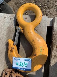 Large Lifting Hook.