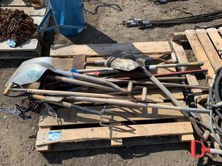 Quantity of Shovels & Rakes.