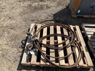 (2) Lifting Cables.