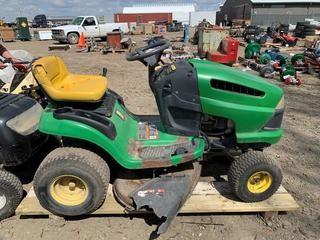 John Deere 100 Series Ride On Mower.