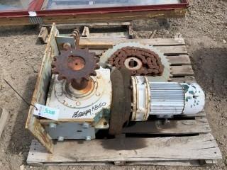 Motor With Gear/Chain.