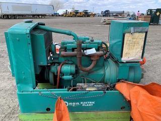 Onan Electric Plant, Showing 1048 Hours.