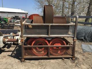 Lot of Sheaves w/Steel Cages.