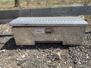Diamond Plate Tool Box 10" x 33" x 13".