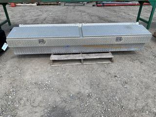 Diamond Plate Tool Box 90" x 10" x 14".