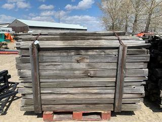 6 Ft. Split Cedar Rails.
