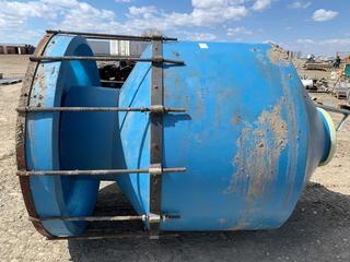 Blue Feeder, 12" x 19" Head Space.