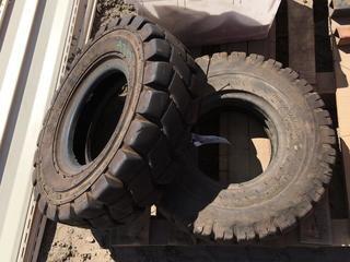 (1) 700 x 12 Tire & (1) 6.50-10 Tire.