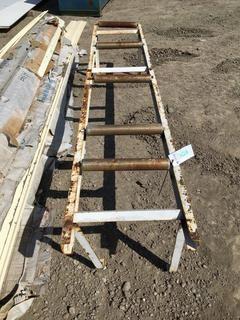 Steel Roller Rack, 102" x 19-1/2" x 20".