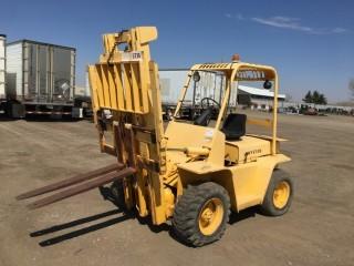 Hyster Forklift c/w 4 Cyl Gas, FOPS, 2 Stage Mast, Showing 1225 Hours S/N A119D1928. Parts Only.