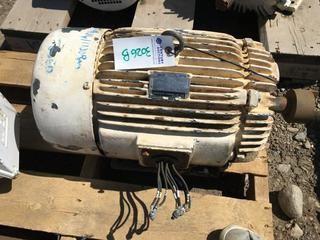 Teco 3-Phrase Induction Motor, 10HP, 230/460 Volt, Missing Corner.