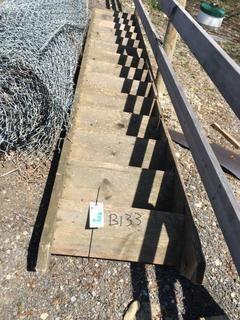 14' Wooden Stair Stringer.
