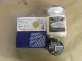 Candle-Lite, Screenmend, 12" x 12" Fresh Lemon & Assorted Household Items