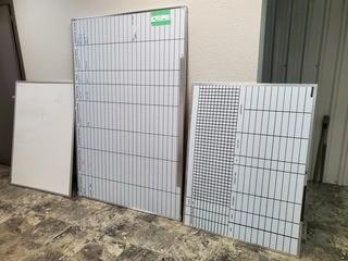 (2) 36in X 48in And (1) 48in X 71in Whiteboards