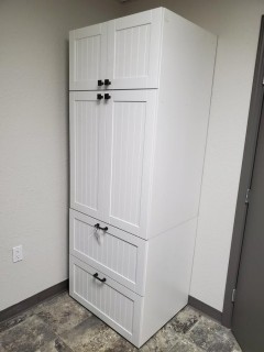 30in X 25in X 80in Cabinet C/w Contents