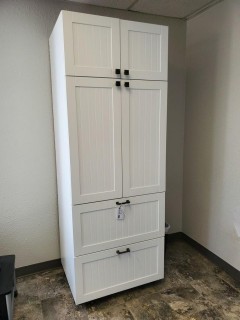 30in X 24in X 82in Cabinet C/w Contents