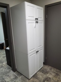 30in X 25in X 80in Cabinet C/w Contents