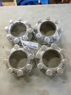 Qty Of (4) Hub Covers To Fit Ford