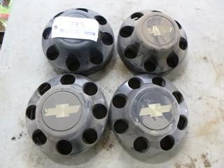 Qty Of (4) Hub Covers To Fit Chevy