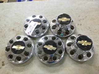 Qty Of (5) Hub Covers To Fit Chevy