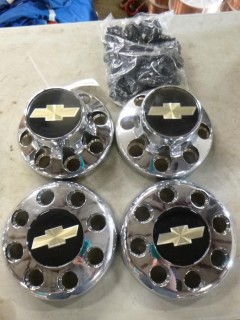 Qty Of (4) Hub Covers To Fit Chevy