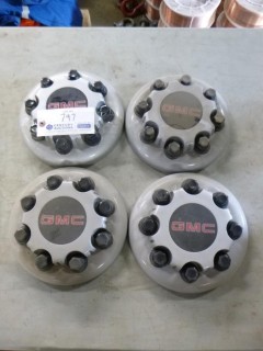 Qty Of (4) Hub Covers To Fit GMC