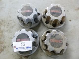 Qty Of (4) Hub Covers To Fit GMC