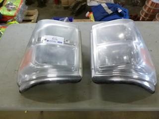 (2) Headlights To Fit Ford Super Duty. PN- ASYCC34-13005-A