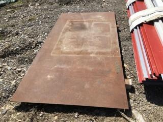 Steel Plate, 8' x 4' x 3/8".