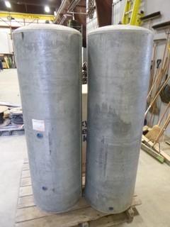 (2) 80 Gallon Galvanized Water Pressure Tanks, (1) 80 Gallon Bladder Tank Pressure