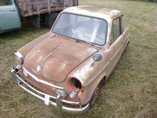 1961 NSU 40 Prinz . Showing 19,881Miles. VIN 4041294 *Note: Damaged Seats, No Battery, Running Condition Unknown*
