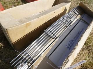 Qty Of (10) 2004-2005 Ford F-150 Aluminum Billet Grille Bumper Inserts
