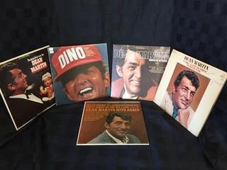 Dean Martin Bundle 5LP (Happiness Is, Dino, Gentle on My Mind, I Take a Lot of Pride In What I Am, Dean Martin Hits Again). 