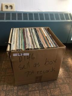 Box of Assorted Vinyl. 