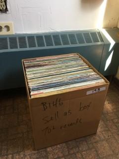 Box of Assorted Vinyl. 